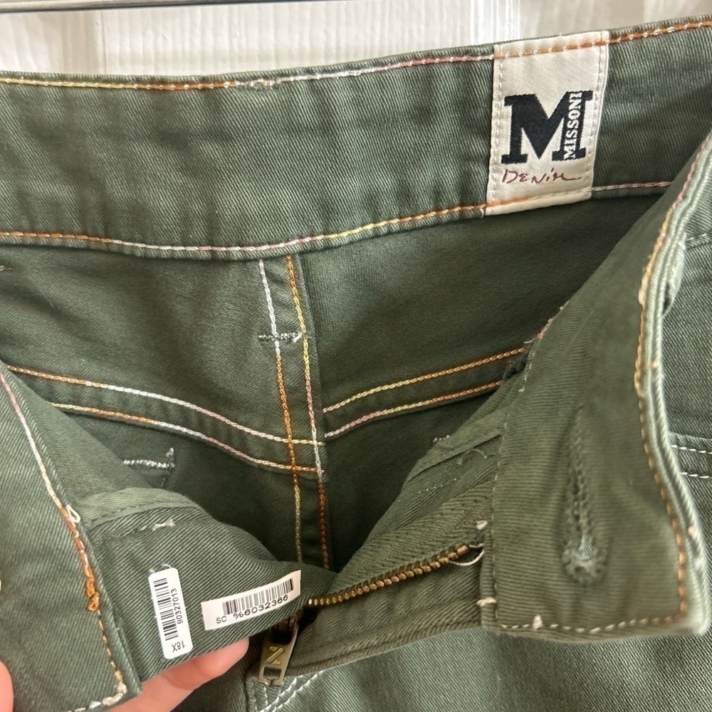 Missoni Army Green Skinny Jeans - Picture 7 of 10